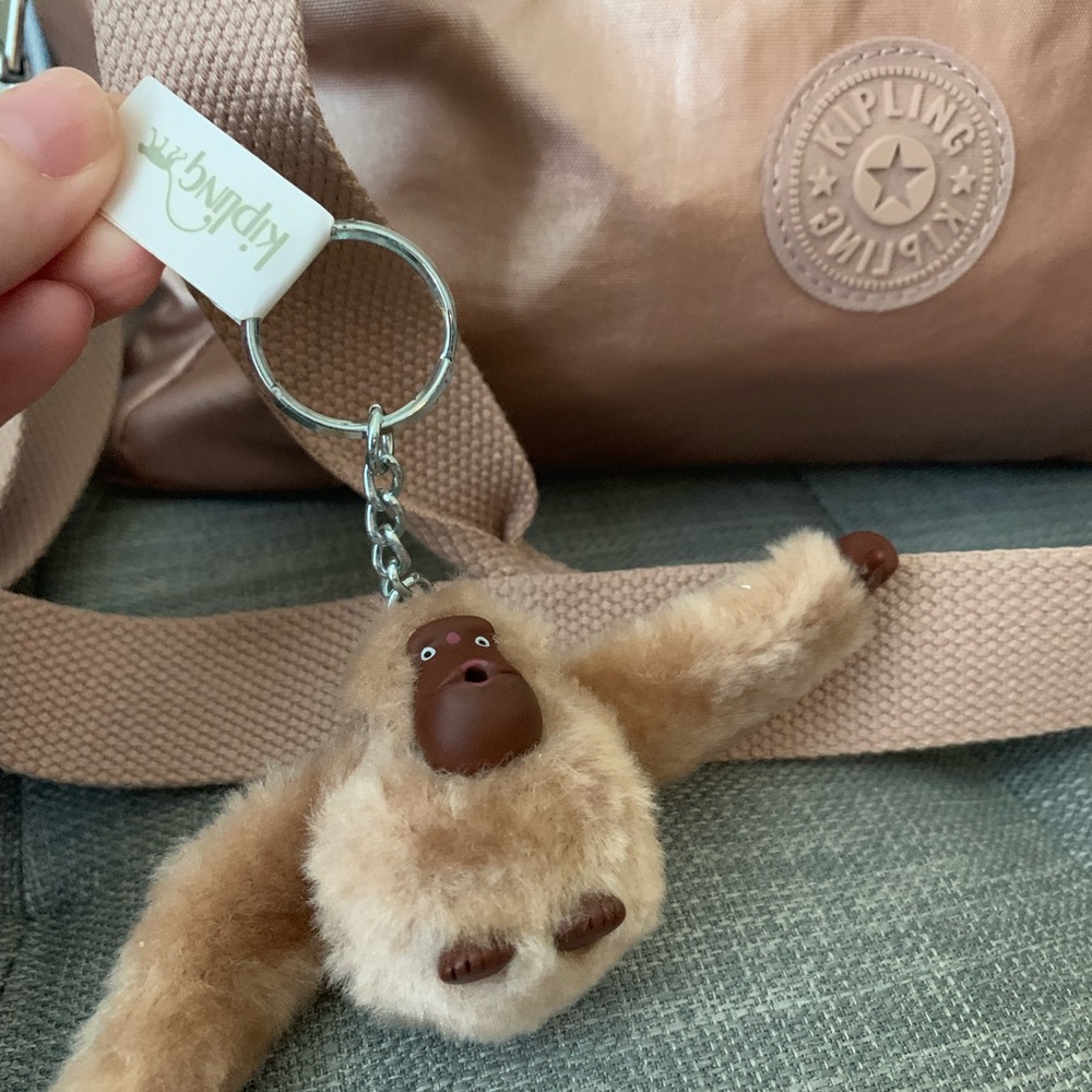 Kipling Champagne Pink Crossbody Messenger Bag